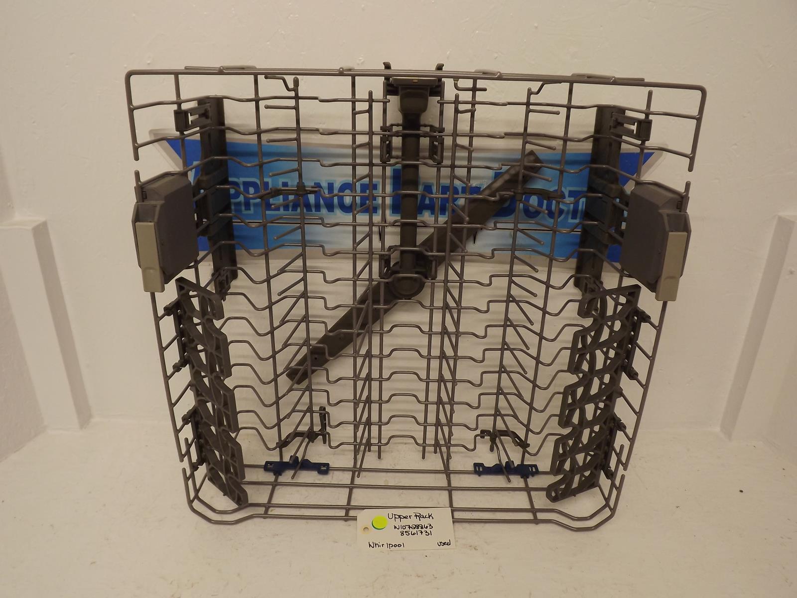 Whirlpool Dishwasher W10728863 8561731 Upper Rack Used Whirlpool Dishwasher W10728863 8561731 Upper Rack Used